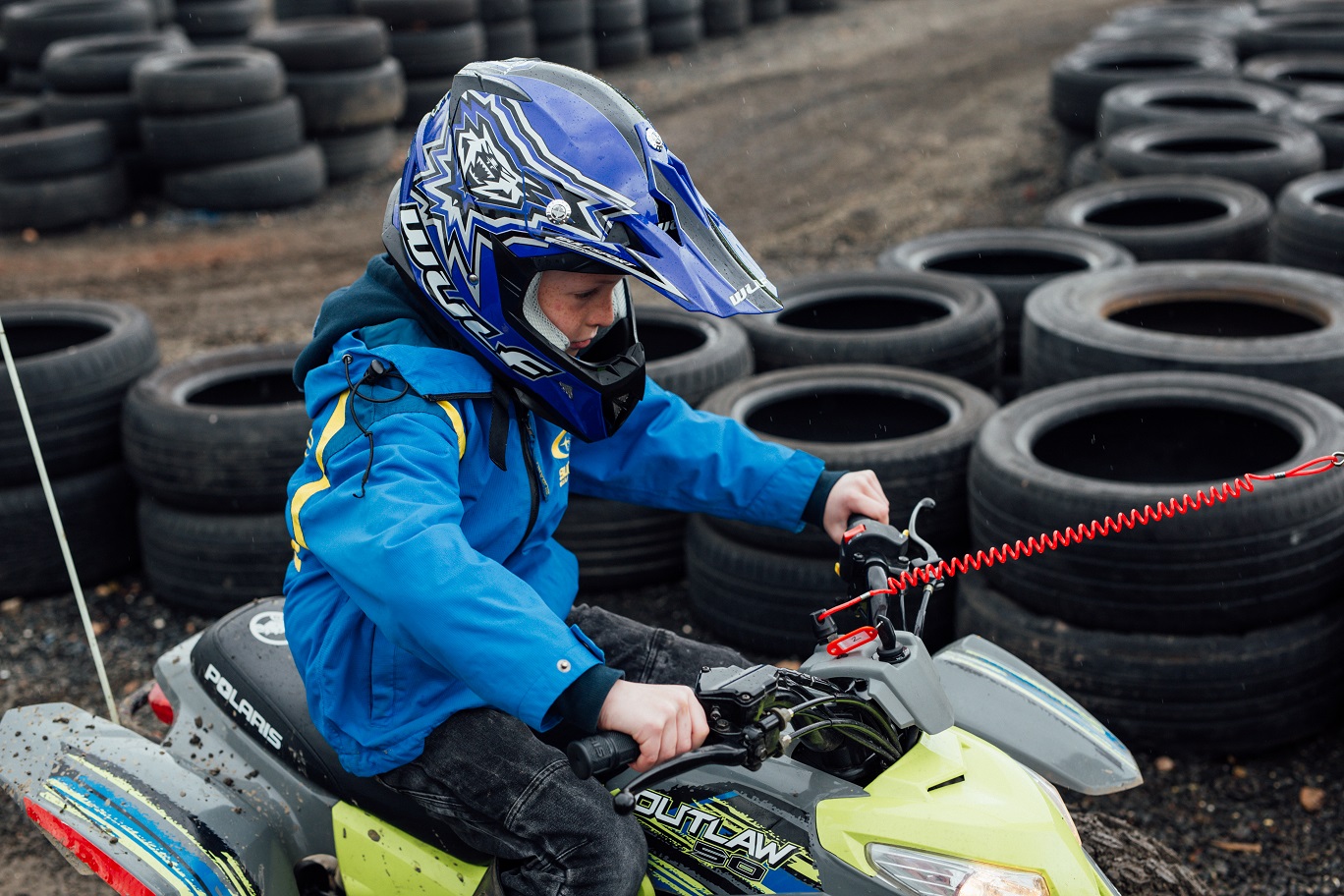 FFD   Kids Quads close up side view