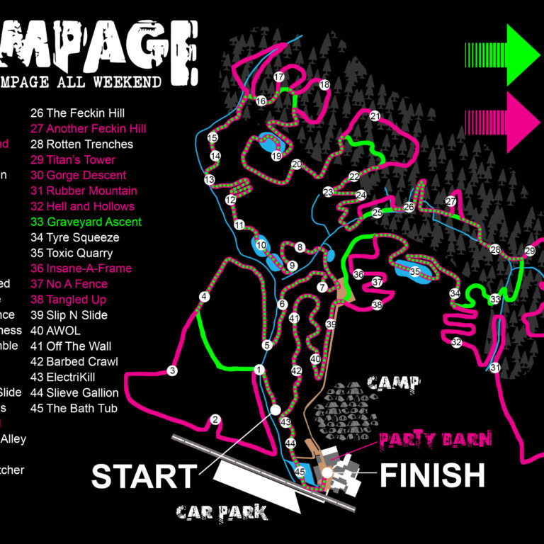 Rampage neon map