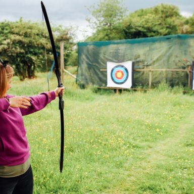 Archery   customer at top range