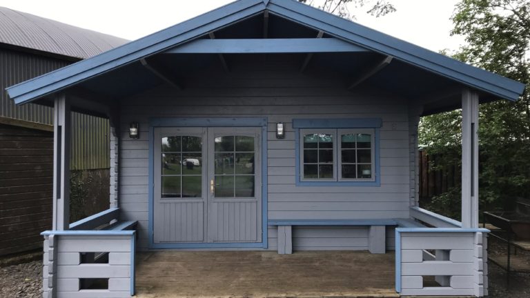 Front image of Log Cabin