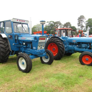 Mid Ulster Vintage rally blue tractors