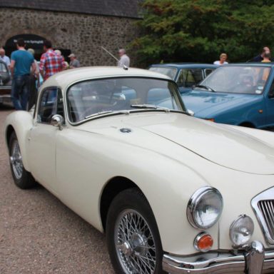 Mid Ulster Vintage rally cream car