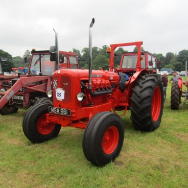 Mid Ulster Vintage rally red tractor 2