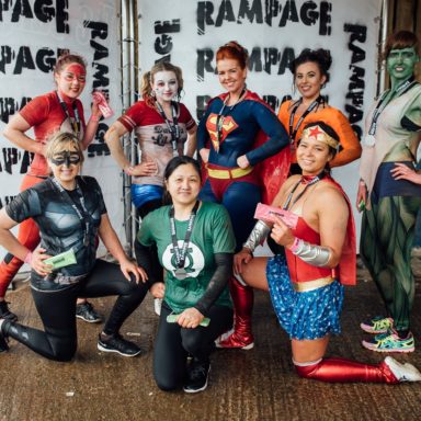 Superheros at Rampage